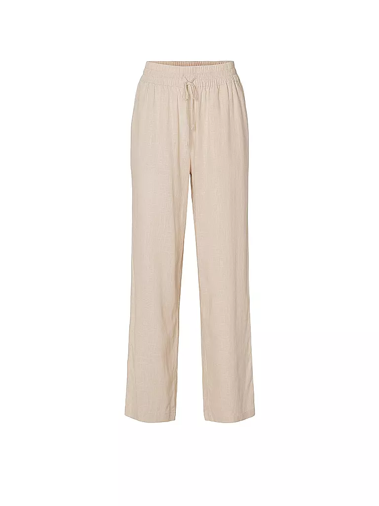 SELECTED FEMME | Pantalones de lino corte jogger SLFVIVA-GULIA | Beige