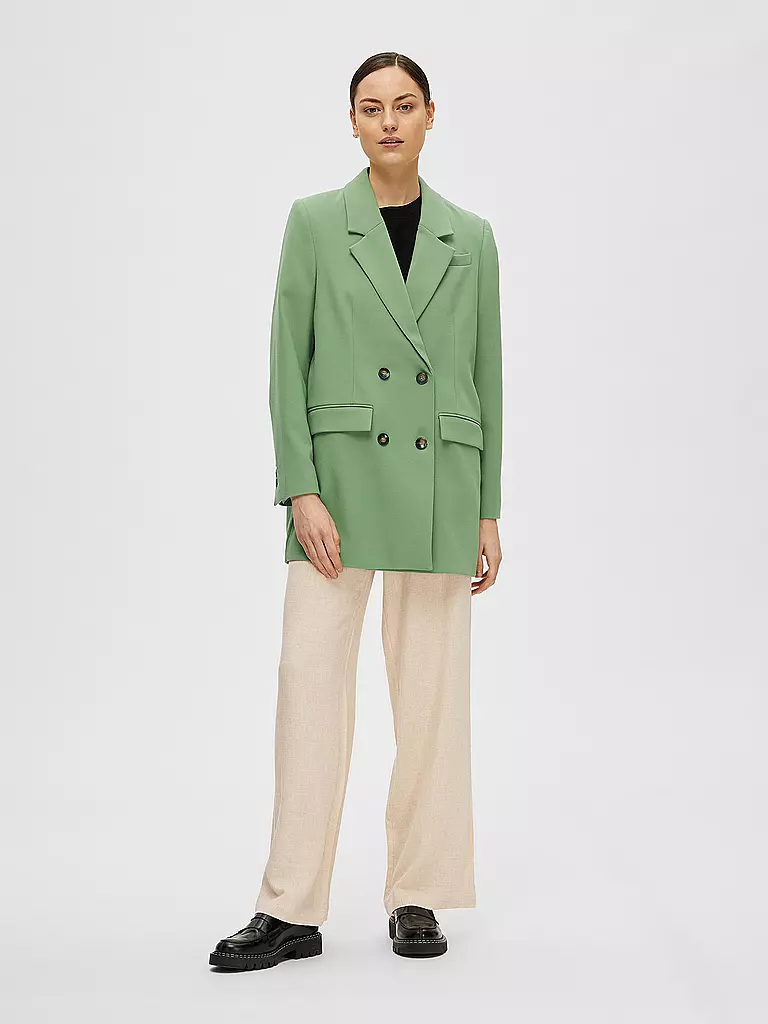 SELECTED FEMME | Pantalones de lino corte jogger SLFVIVA-GULIA | Beige