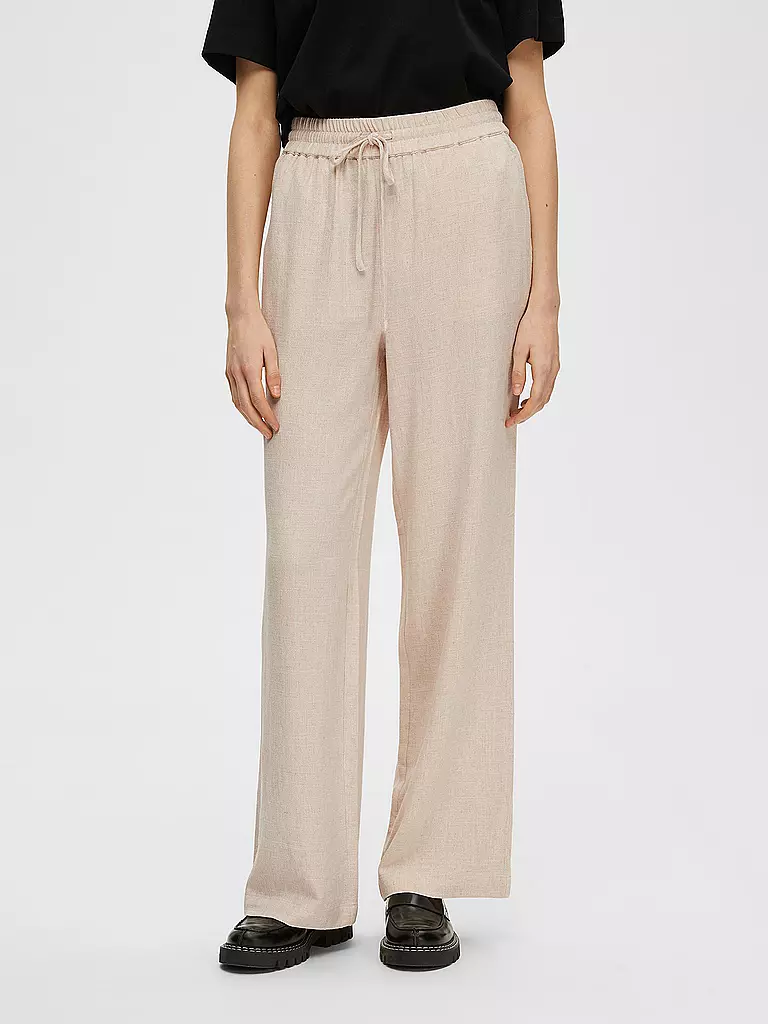 SELECTED FEMME | Pantalones de lino corte jogger SLFVIVA-GULIA | 
