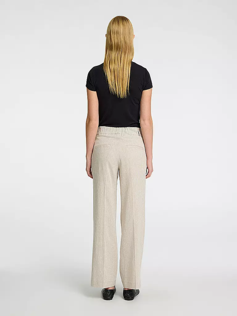 SELECTED FEMME | Pantalones de lino SLFTANIA-RITA | Beige