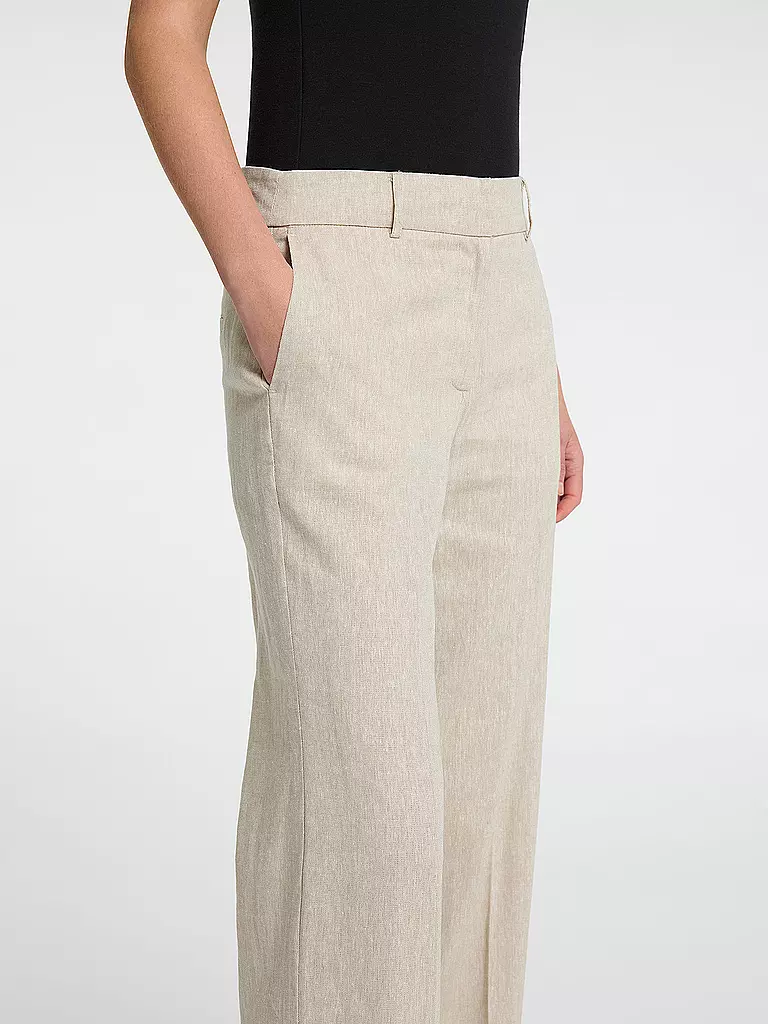 SELECTED FEMME | Pantalones de lino SLFTANIA-RITA | Beige
