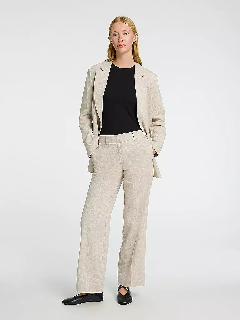 SELECTED FEMME | Pantalones de lino SLFTANIA-RITA | Beige