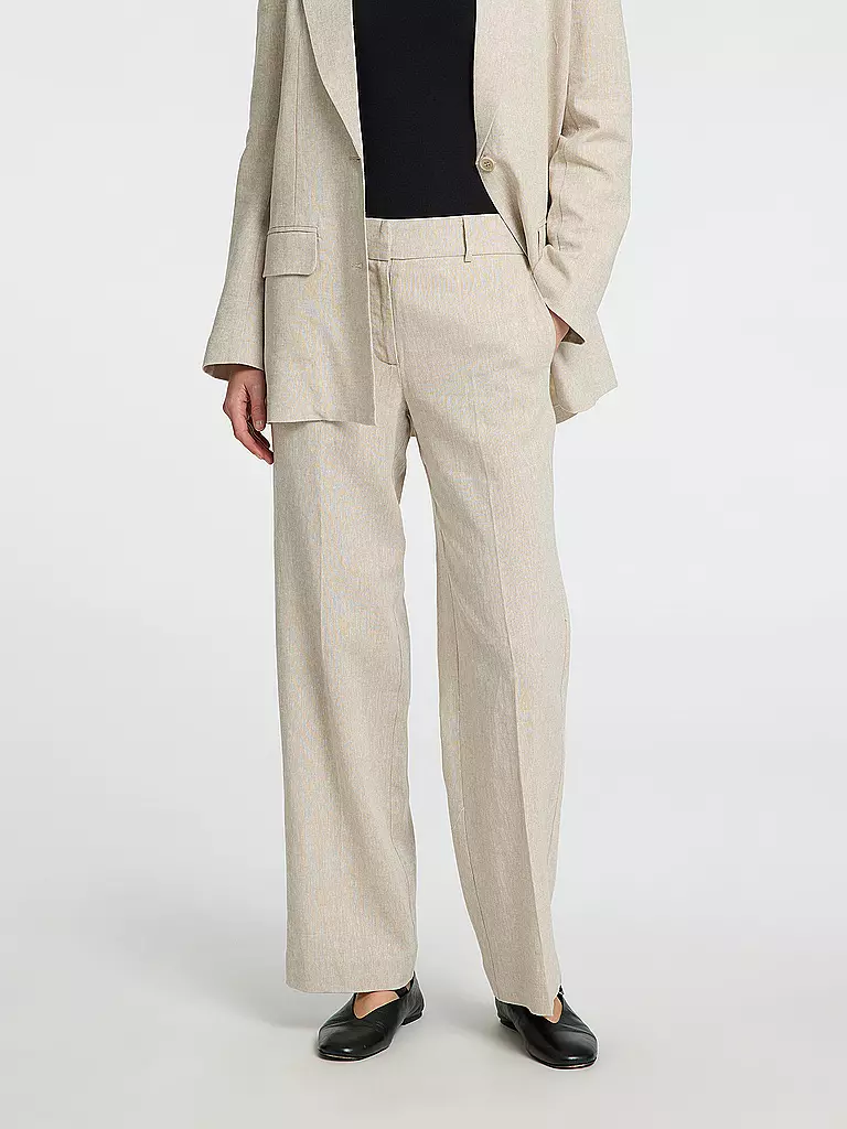 SELECTED FEMME | Pantalones de lino SLFTANIA-RITA | Beige