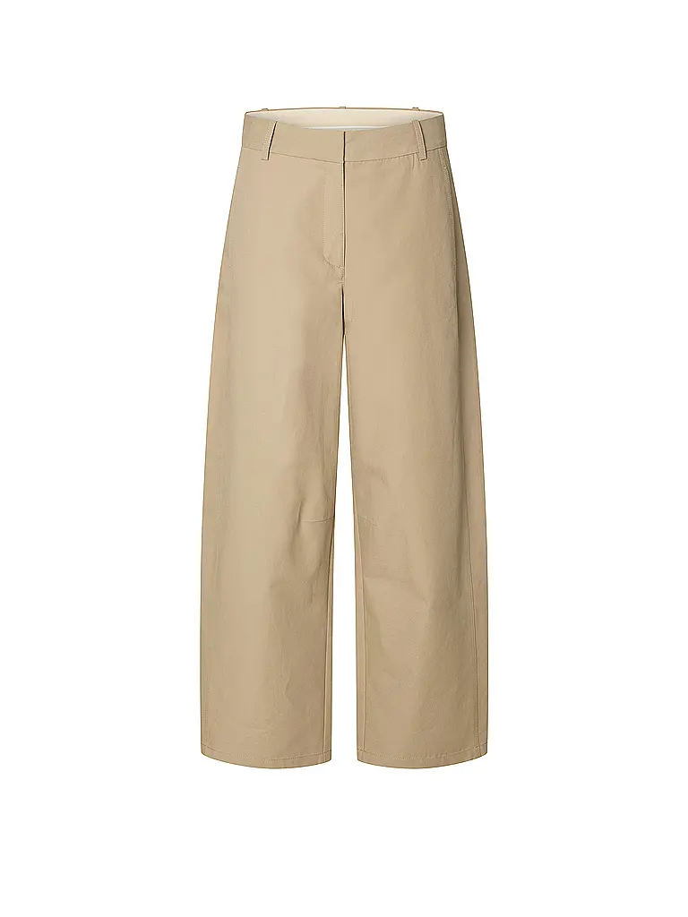 SELECTED FEMME | Pantalones de vestir SLFBARREL MARLA | Crema