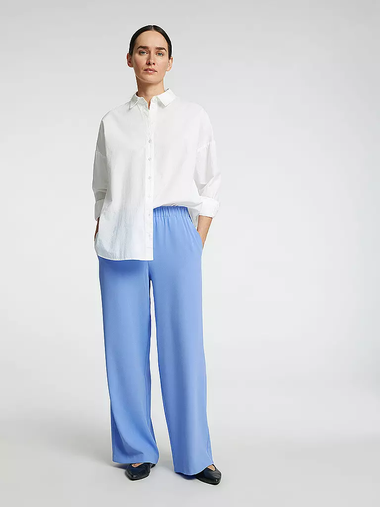 SELECTED FEMME | Pantalones Marlene de pierna ancha SLFTINNI | Azul claro