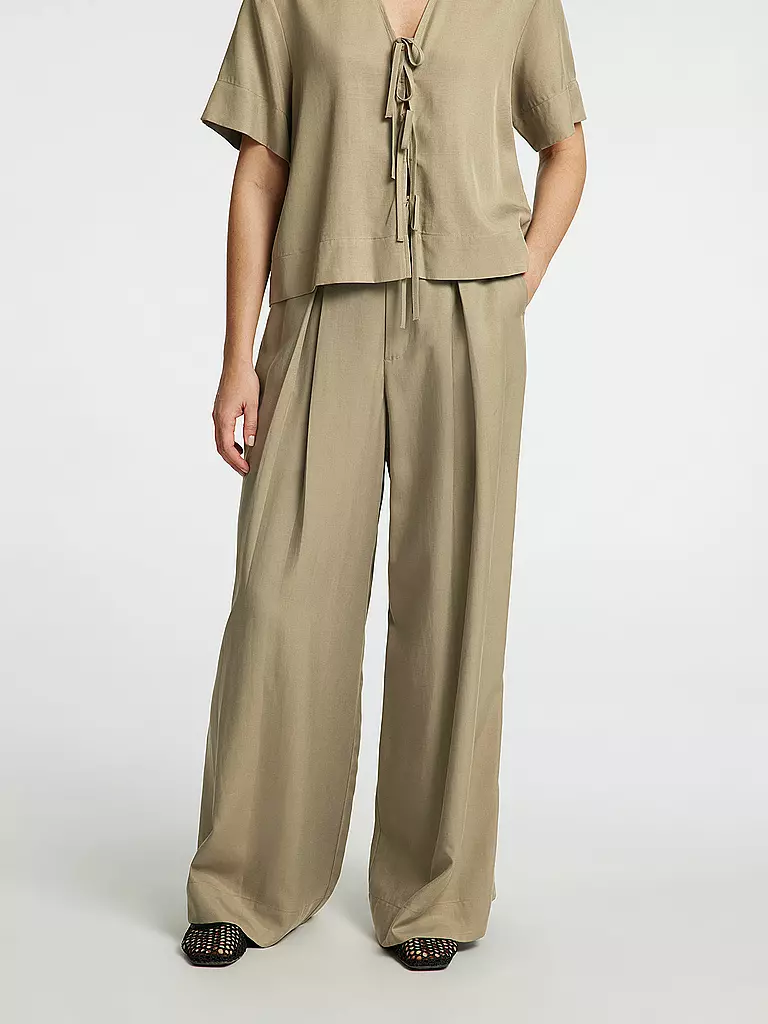 SELECTED FEMME | Pantalones Marlene SLFNATUK | Oliva