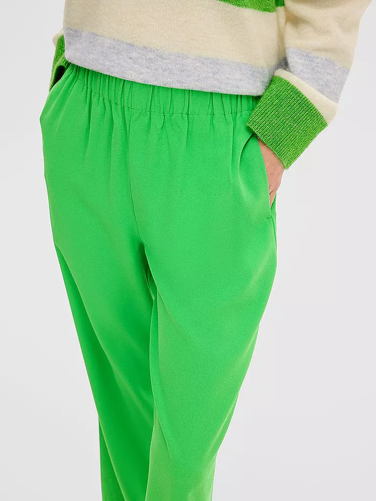 SELECTED FEMME | Pantalones Marlene SLFTINNI de corte relajado | Verde