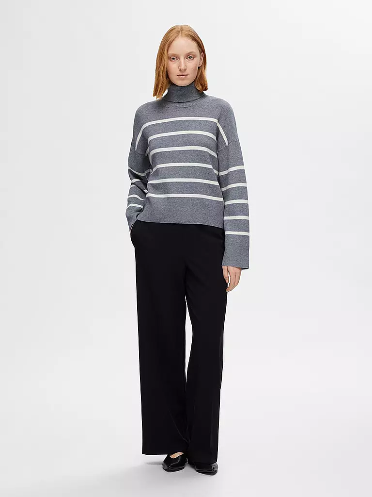 SELECTED FEMME | Rollkragenpullover  SLFKAMMA | Gris