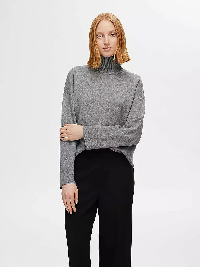 SELECTED FEMME | Rollkragenpullover  SLFKAMMA | Gris