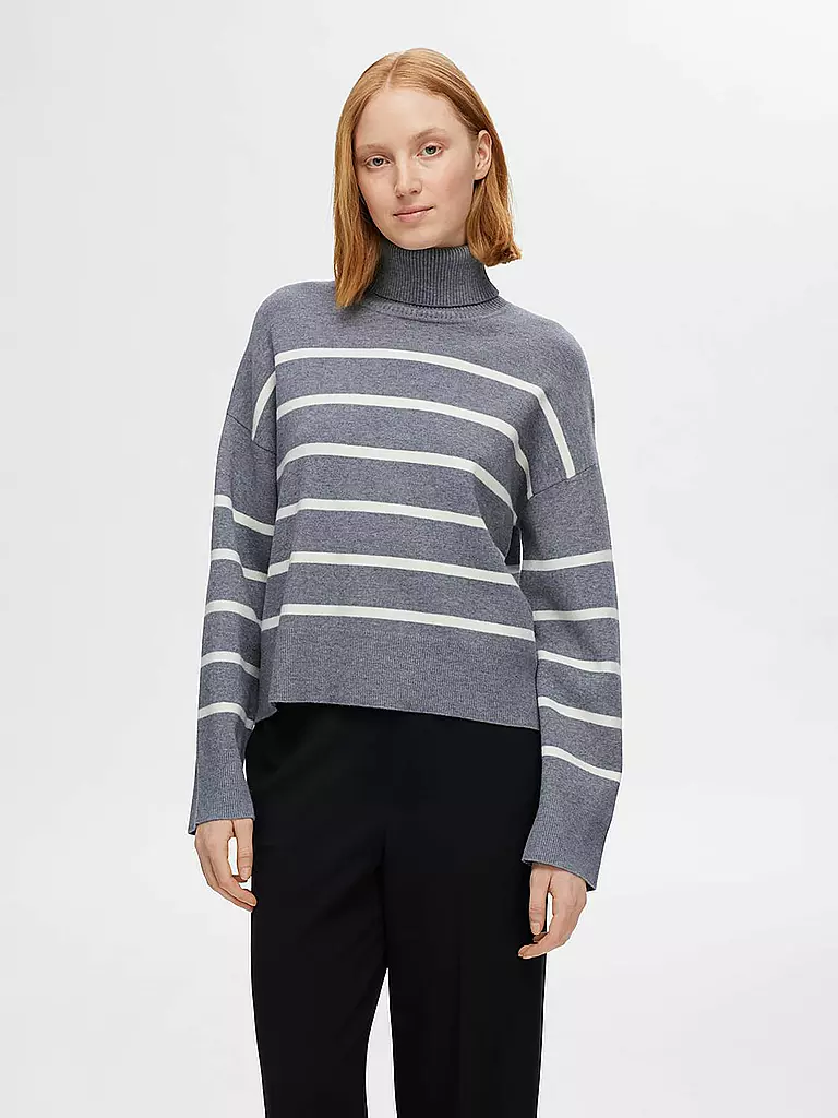 SELECTED FEMME | Rollkragenpullover  SLFKAMMA | Gris