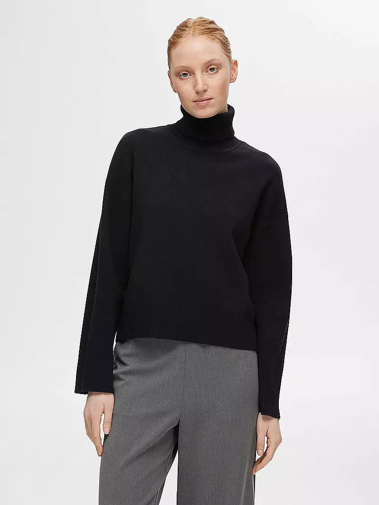 SELECTED FEMME | Rollkragenpullover  SLFKAMMA | Negro
