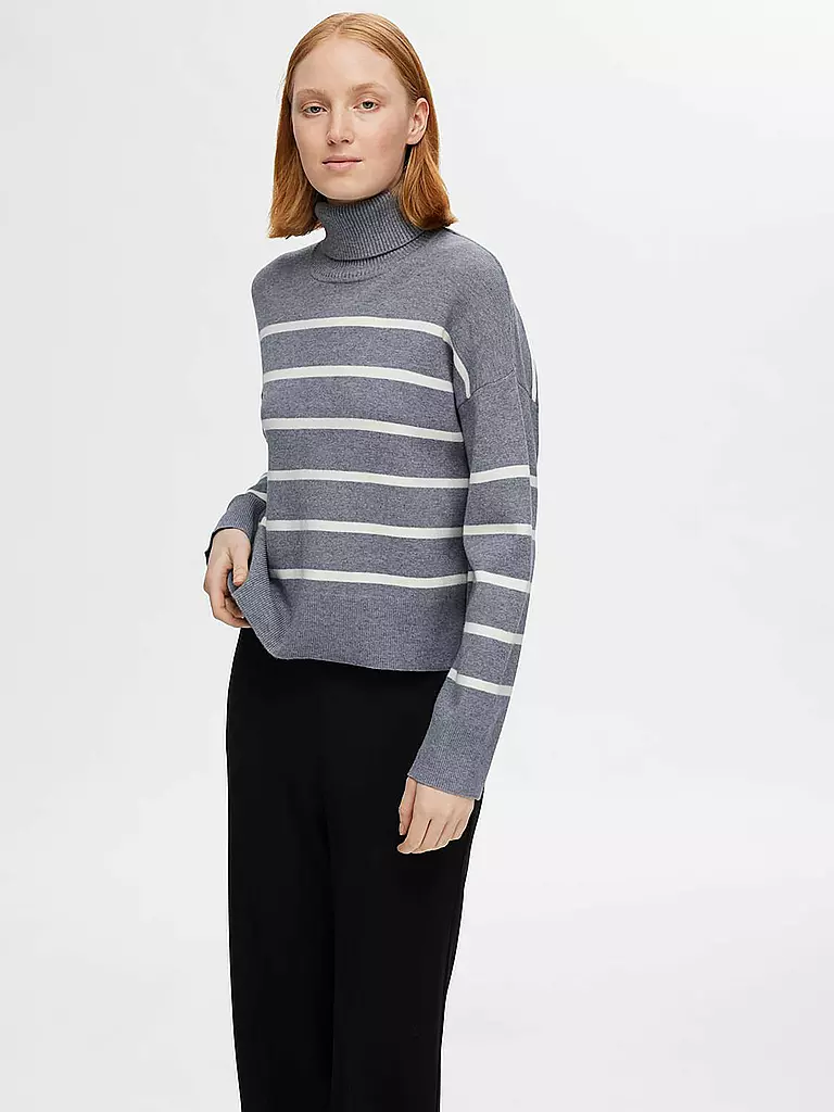 SELECTED FEMME | Rollkragenpullover  SLFKAMMA | Gris