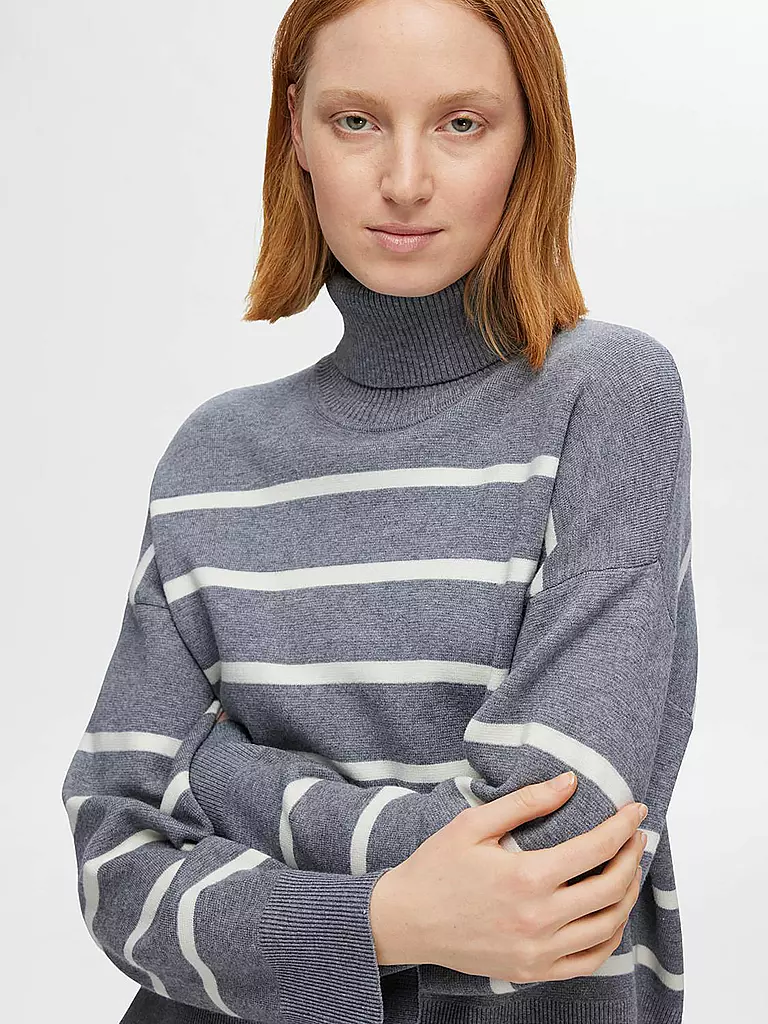 SELECTED FEMME | Rollkragenpullover  SLFKAMMA | Gris