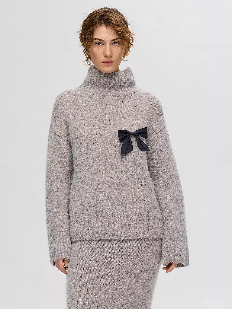 SELECTED FEMME | Rollkragenpullover SLFGABELLA | Gris