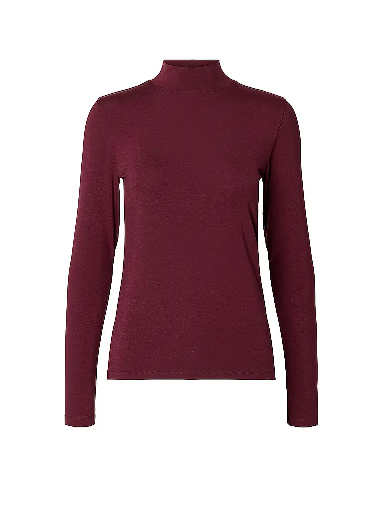 SELECTED FEMME | Rollkragenpullover SLFMANJA | Rojo oscuro