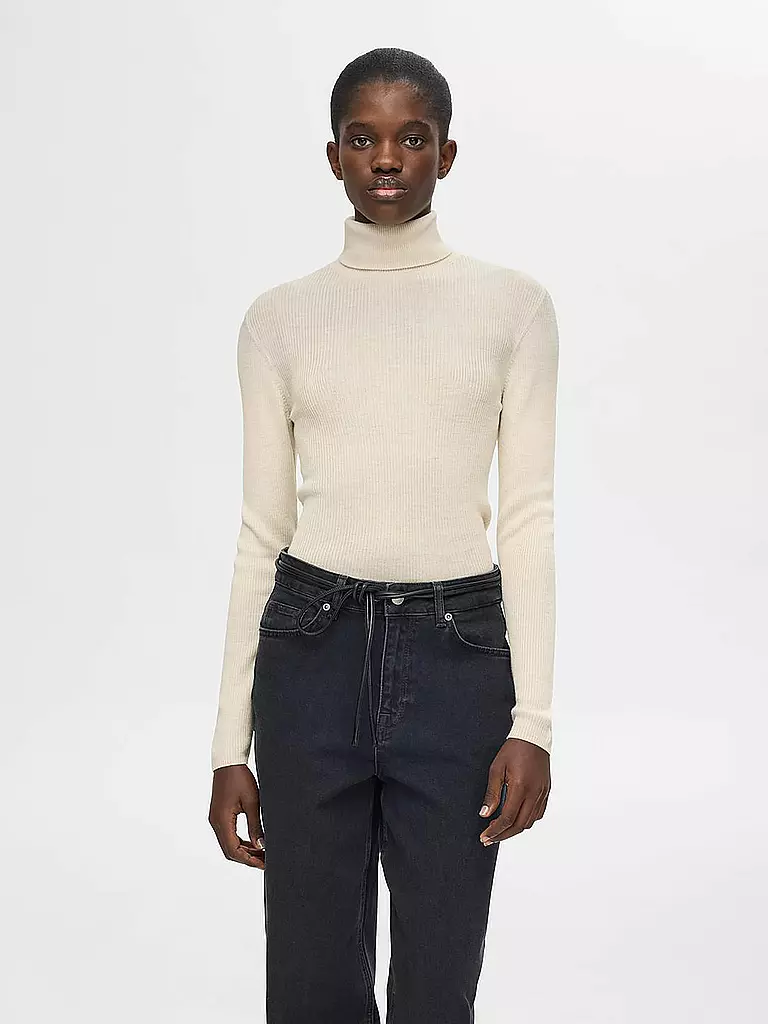 SELECTED FEMME | Rollkragenpullover SLFNAJA | Crema