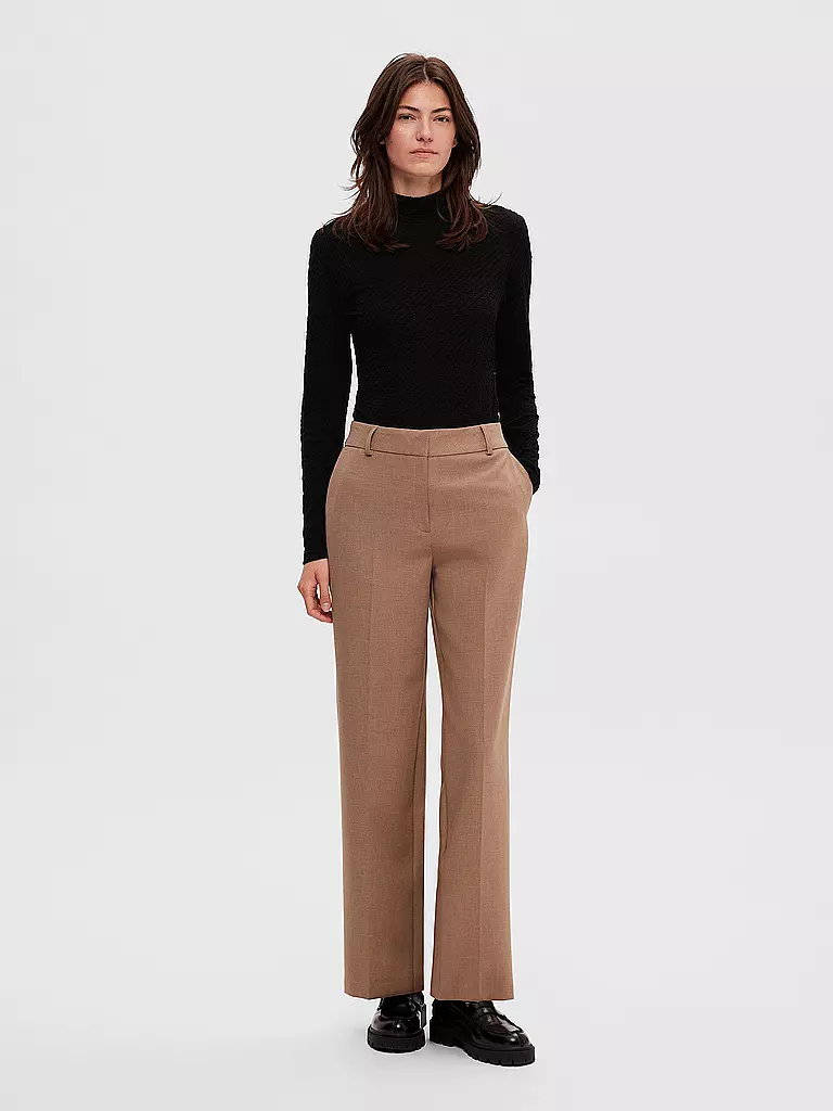 SELECTED FEMME | Stehkragenshirt SLFGINNY | Negro