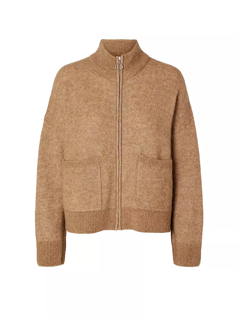 SELECTED FEMME | Strickjacke SLFSIA  | Camel