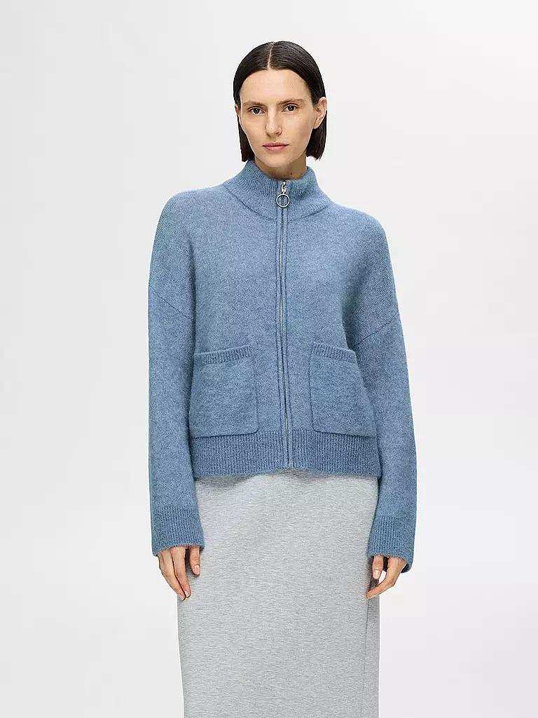 SELECTED FEMME | Strickjacke SLFSIA  | Azul claro