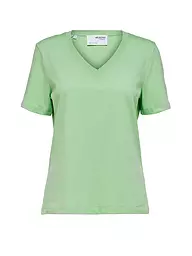 SELECTED FEMME | T-Shirt SLFESSENTIAL | Verde claro