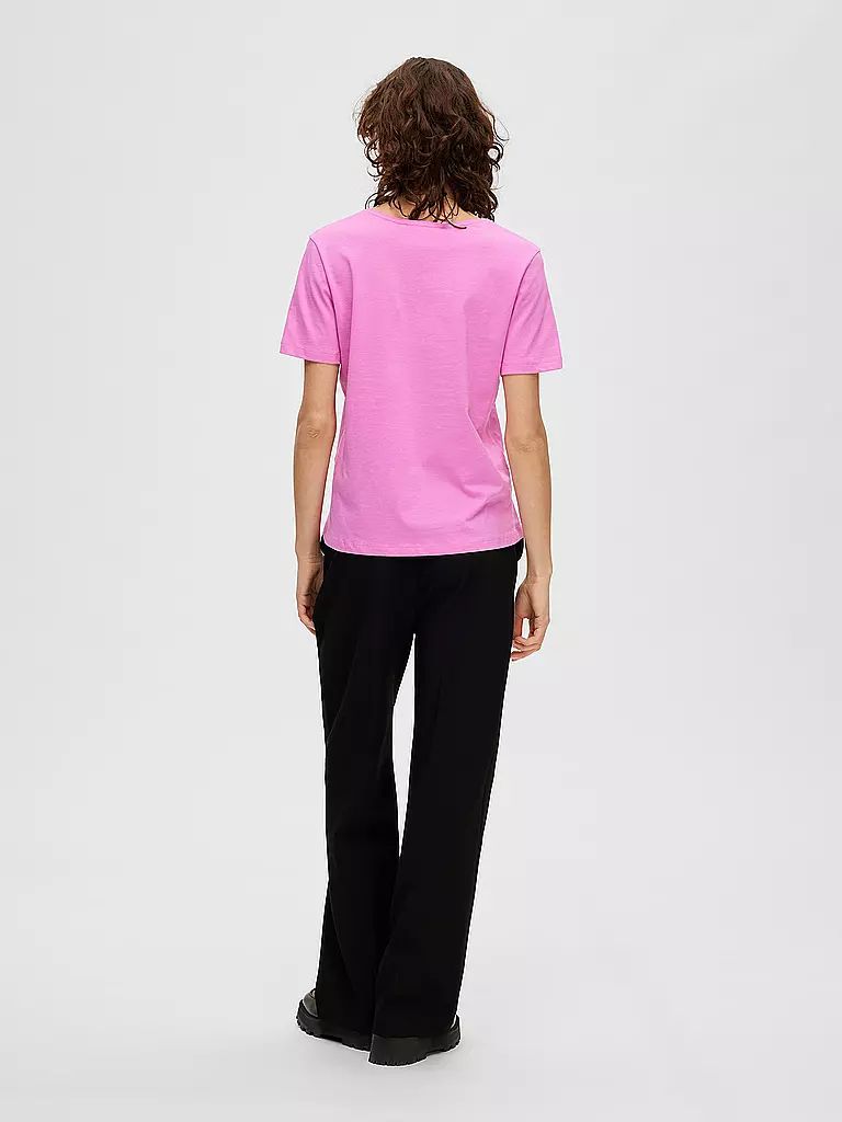 SELECTED FEMME | T-Shirt SLFESSENTIAL | Rosa