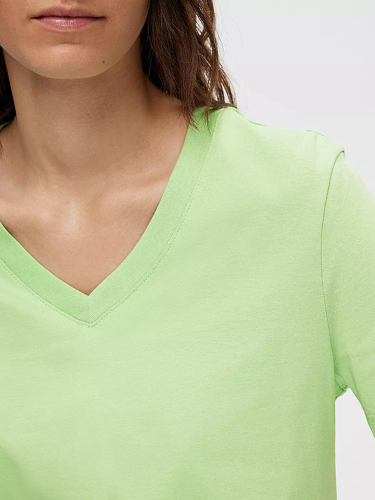 SELECTED FEMME | T-Shirt SLFESSENTIAL | Verde claro