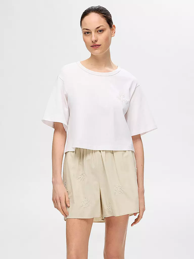 SELECTED FEMME | T-Shirt SLFMARITA | Blanco