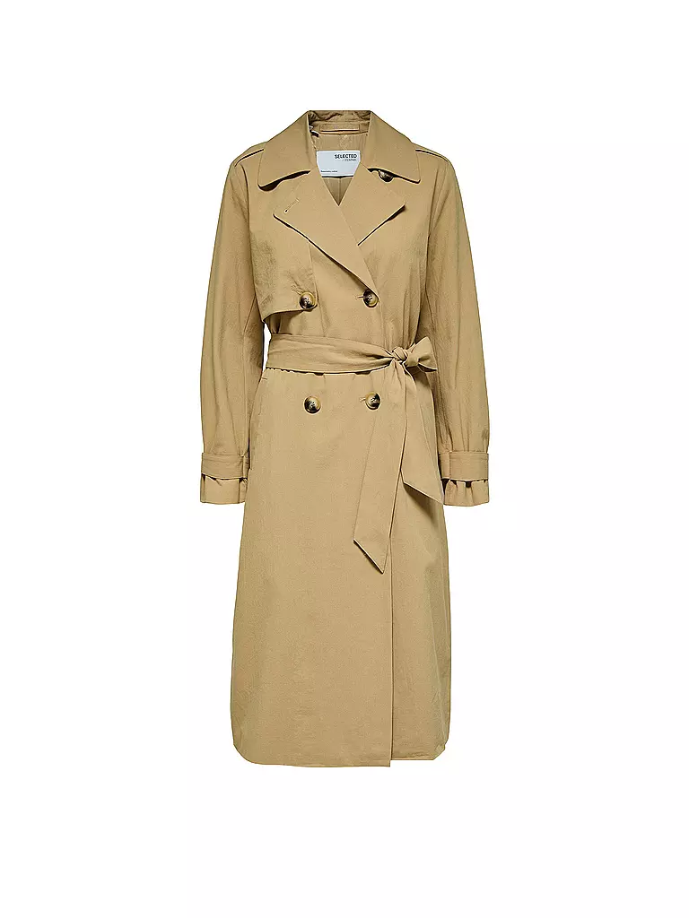 SELECTED FEMME | Trenchcoat SLFSIA  | Camel