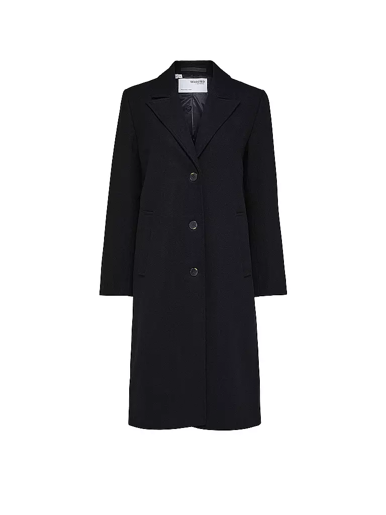 SELECTED FEMME | Wollmantel SLFALMA  | Negro