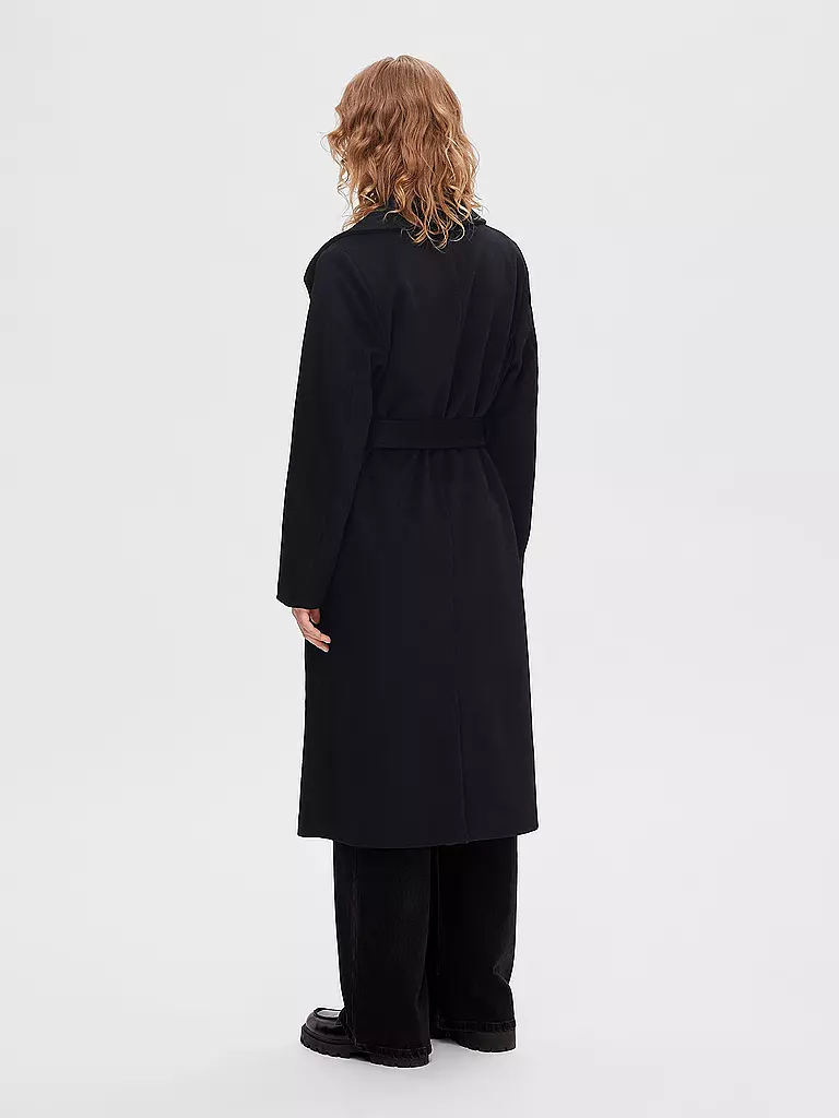 SELECTED FEMME | Wollmantel SLFROSA  | Negro