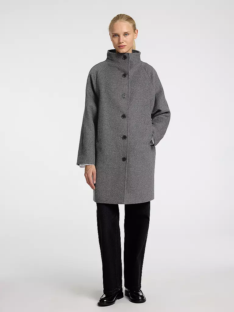 SELECTED FEMME | Wollmantel SLFVINNI | Gris