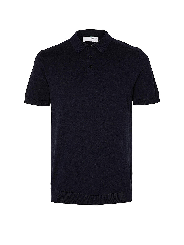 Poloshirt SLHBERG azul oscuro M