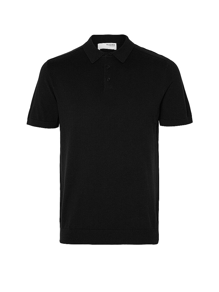 Poloshirt SLHBERG negro S
