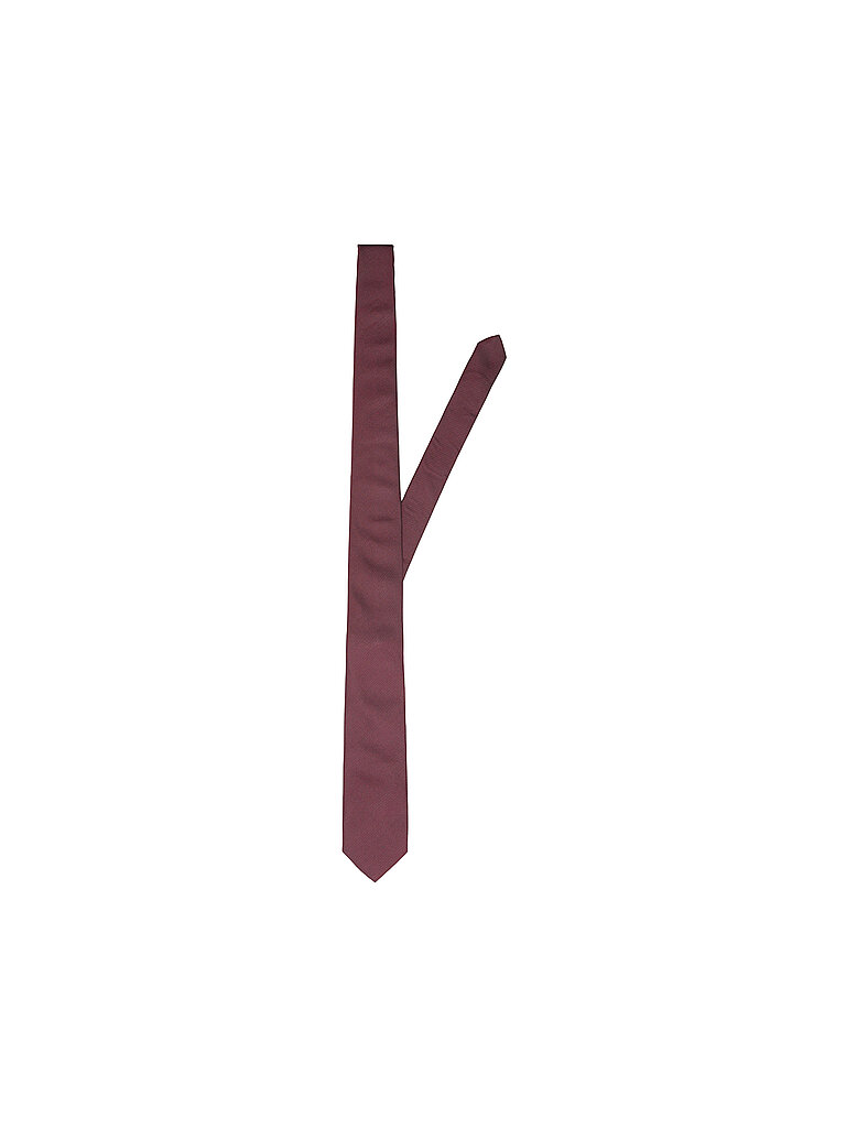 Selected Corbata SLHPETER rojo oscuro