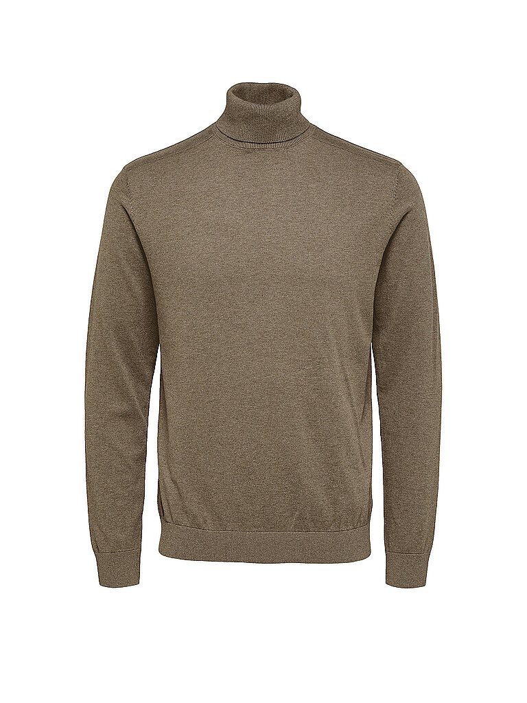 Jersey de cuello alto SLHBERG marrón XXL