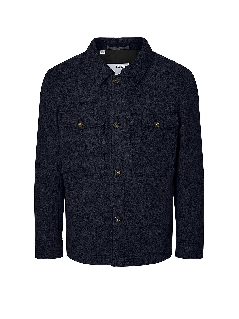 Sobrecamisa SLHMITCH LANO azul XL
