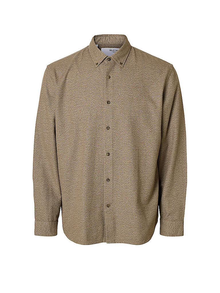 Camisa SLHREGNOAH beige XXL