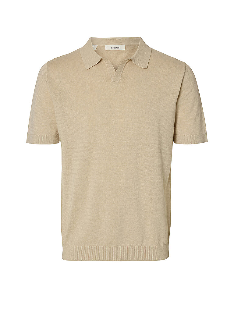 Selected Polo SLHMATTIS beige