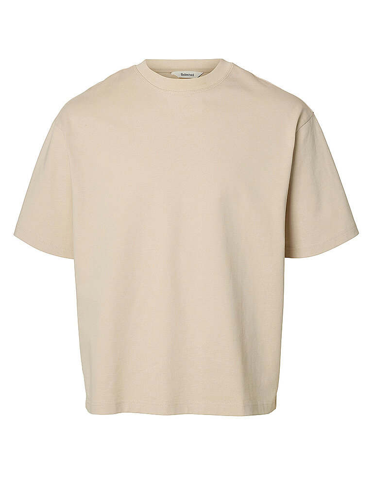 Camiseta SLHRELAXASPEN beige XL