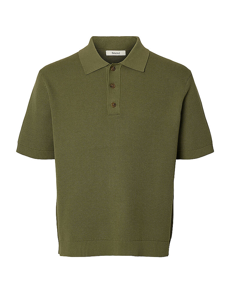 Poloshirt SLHDANE verde S