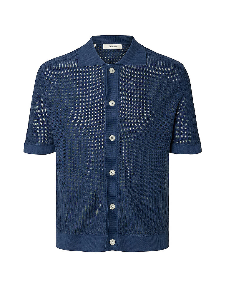 Poloshirt SLHSHANE azul XXL