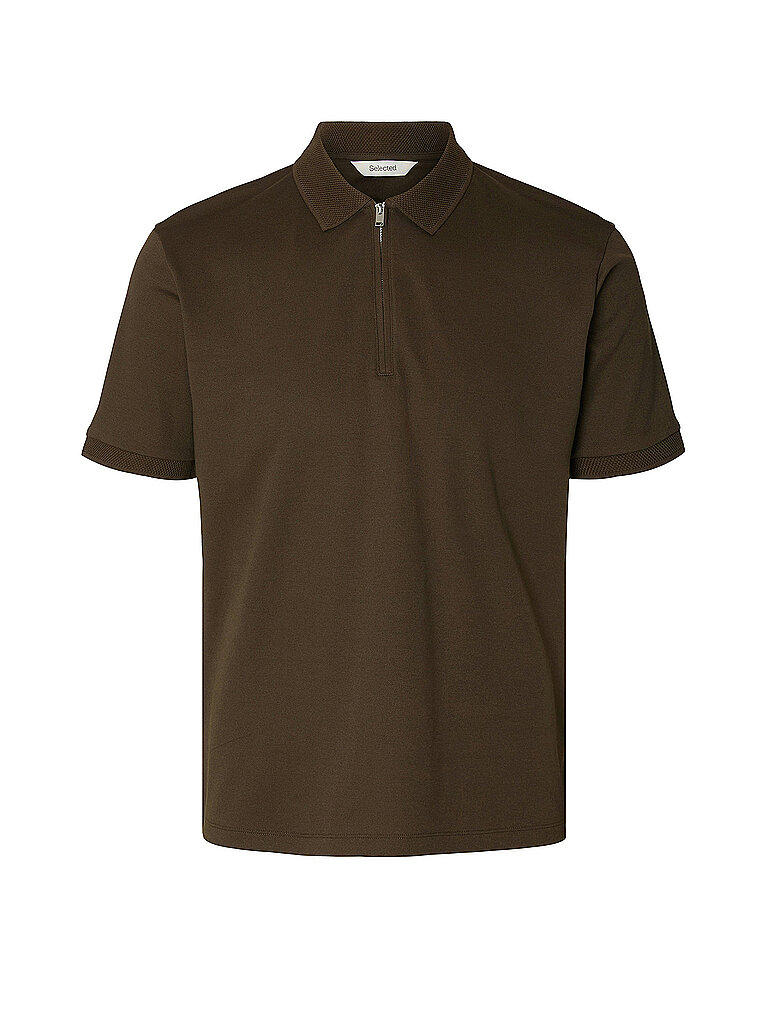 Selected Polo SLMFAVE marrón XXL