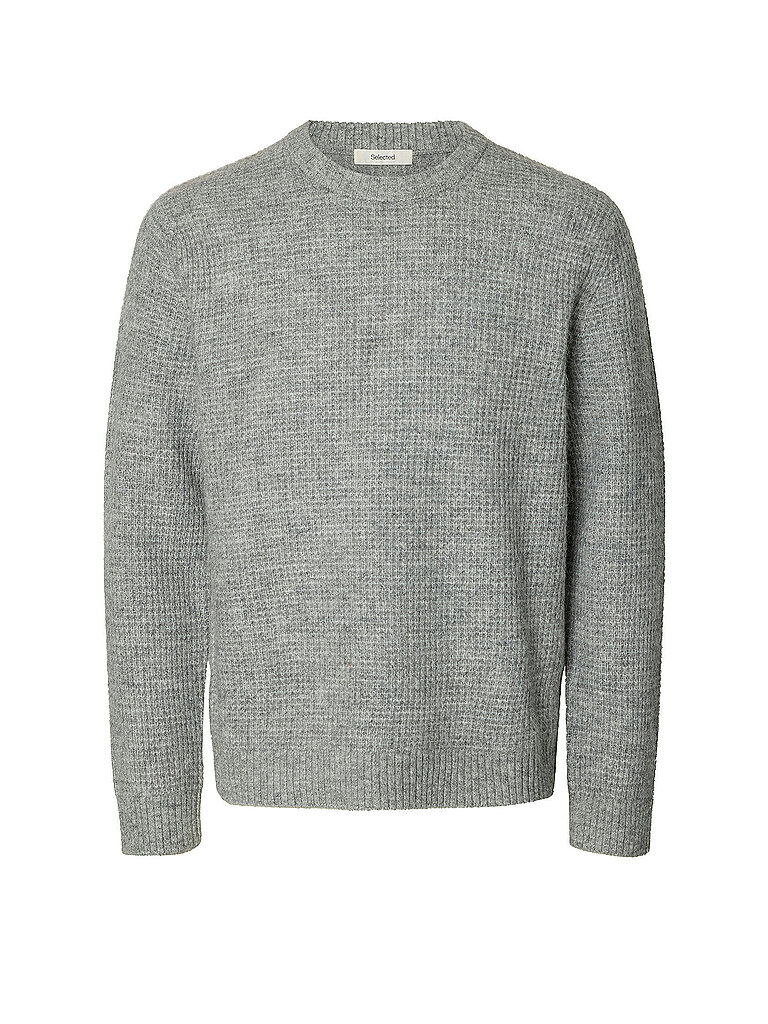 Selected Pullover SLMRAI gris claro