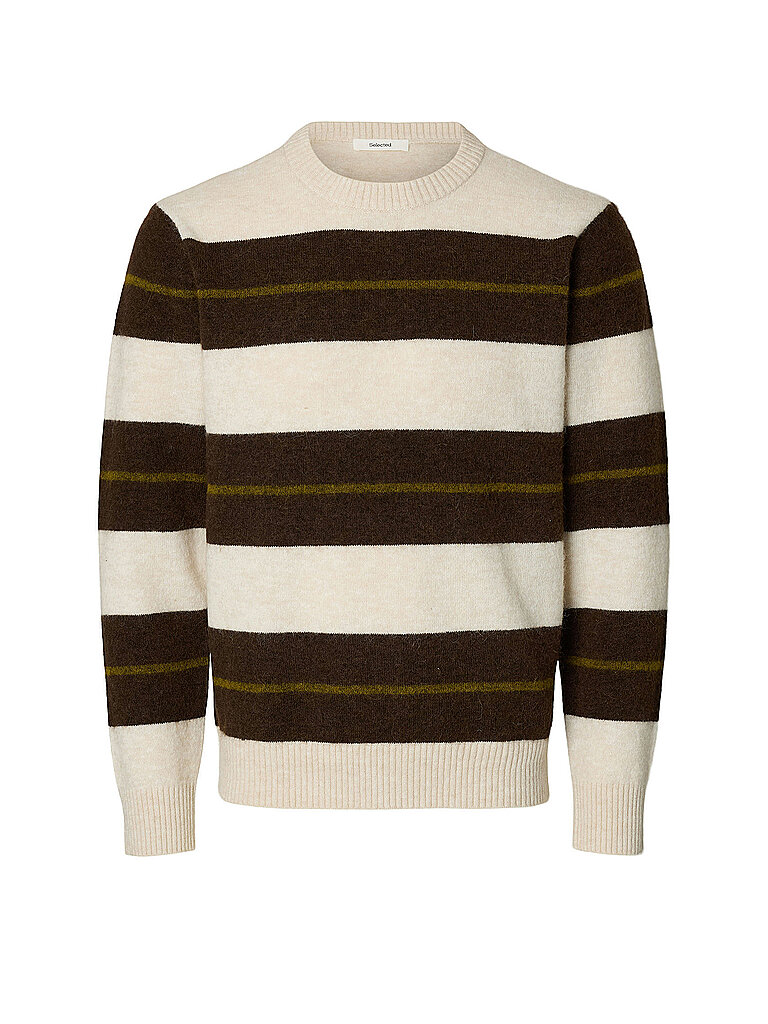 Selected Pullover SLHRAI beige