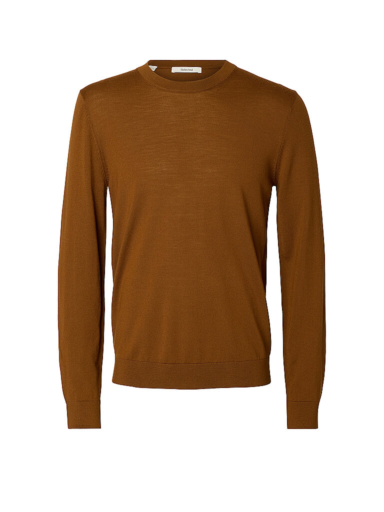 Selected Pullover SLHTRAY marrón