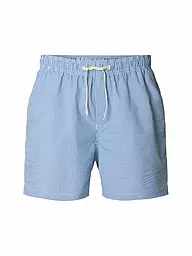 SELECTED | Badeshorts SLHCOOPER-SEERSUCKER | Azul