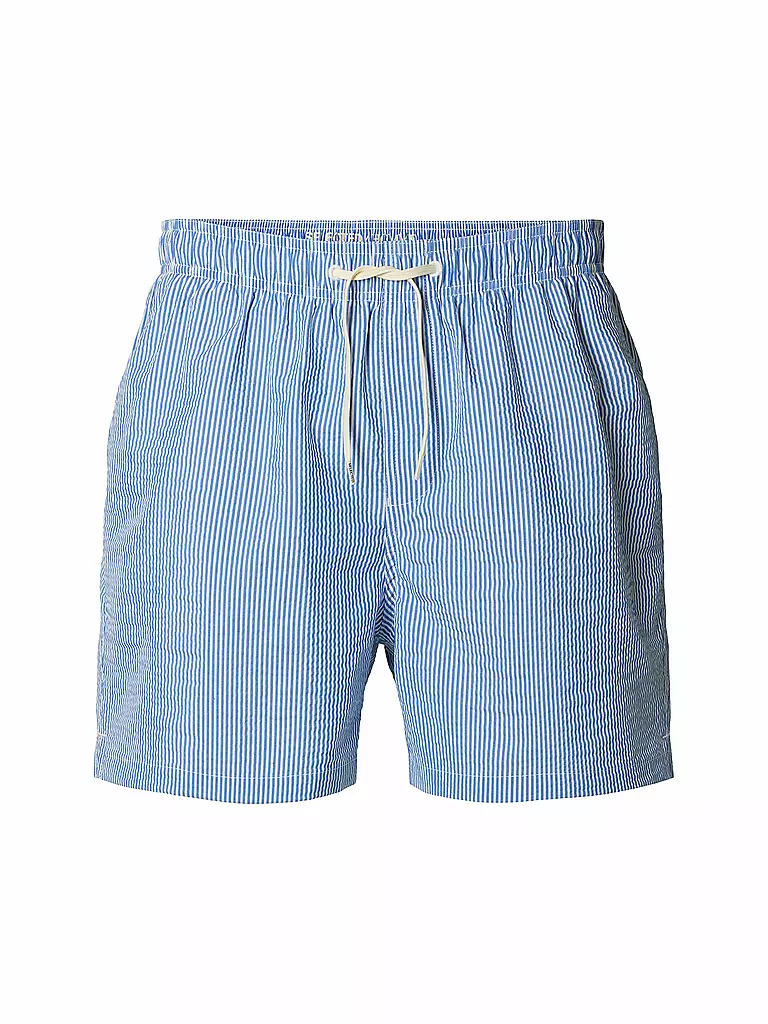 SELECTED | Badeshorts SLHCOOPER-SEERSUCKER | Azul