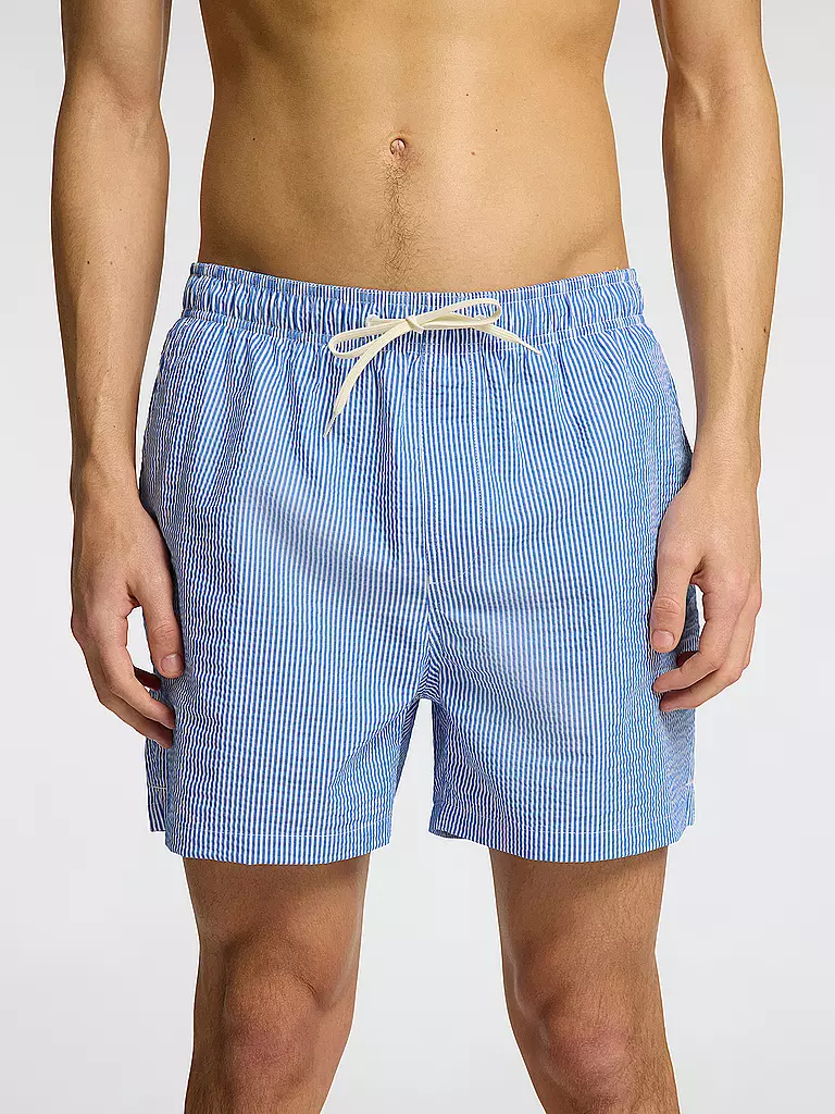 SELECTED | Badeshorts SLHCOOPER-SEERSUCKER | Azul