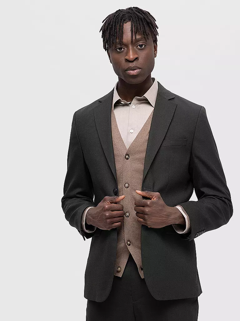 SELECTED | Blazer de negocios SLHSLIM-NEIL | Verde oscuro