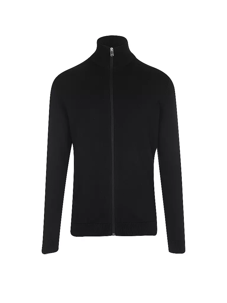 SELECTED | Cárdigan | schwarz